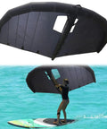 Inflatable Foil Wing Kite for Wind Wing Foiling and Kitesurfing, Lightweight Ultra Durable Surf Wing with Clear View Window Design