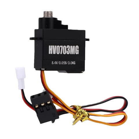 Lightweight 7.1 Gram Mini Servo Motor With Toughened Metal Gears And Machined Aluminum Casing Built Like A Tank for RC projects