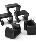KobeIeen 10 Pack Outdoor Furniture Clips For Patio Rattan And Wicker Chairs, durable black plastic clips for secure seating