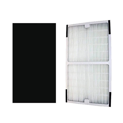 2 Pack Replacement HEPA And Carbon Filters For IAP-10-200 And IAP-10-280 Air Purifiers, Compatible With IAF-H-100C, 11.8 X 6.7 X 1.4 Inches