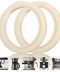 Two 54mm Silicone Steam Rings Replacement Gasket For 54mm Group Head Espresso Machines Easy Install Durable Food Grade Seals BPA Free Reusable No Mess shown above compatible coffee machines.