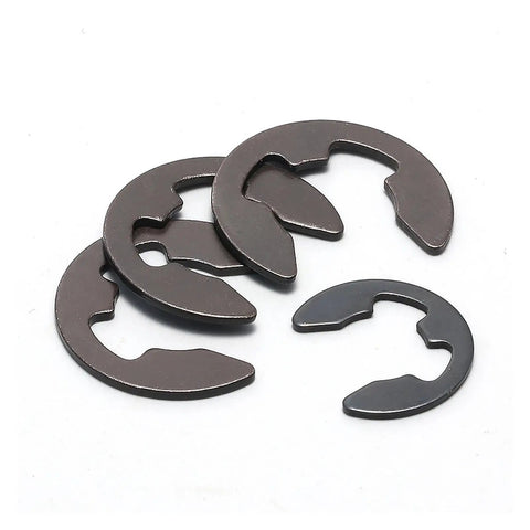 External E Clips Retaining Rings Set In Spring Steel For Shafts DIN6799 65Mn Bulk Pack Heavy Duty C Clip M1.2 To M24