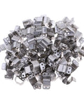 100pcs N20 micro motor mounting brackets, zinc-plated metal, for toy car gear motors