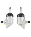 Hydraulic Uni-Servo Trailer Brake Cylinders Pair With Link Arms Left And Right Replacement For 10 By 2-1/4 Inch And 12 By 2 Inch Marine Trailer Brakes Aluminum Construction Durable DIY Friendly For Easy Install And Pro-Grade Performance