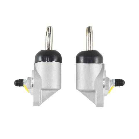 Hydraulic Uni-Servo Trailer Brake Cylinders Pair With Link Arms Left And Right Replacement For 10 By 2-1/4 Inch And 12 By 2 Inch Marine Trailer Brakes Aluminum Construction Durable DIY Friendly For Easy Install And Pro-Grade Performance