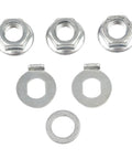 Secure Fit 12mm E-Bike Hub Motor Nuts Safety Washer Steel Locking Hardware For Premium Copper Anodized Bike Parts That Keeps Your Ride Tight And Safe From Vibrations Without Hassle, set of nuts and washers