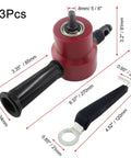 Double Head Sheet Metal Nibbler Cutter Drill Attachment For Iron, Stainless Steel, Aluminum, Plastic, And Plywood