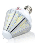Oberon II Series 80W LED High Bay Light Bulb Delivers Up To 9,800 Lumens At 5000K Bright White Go To Interchangeable E39 E26 Base