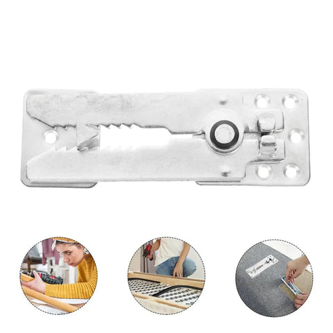 Two Pack Sectional Sofa Connectors Clips Set Steel And Zinc Alloy Couch Snap Fittings For Stable Easy Install And Tight Joins