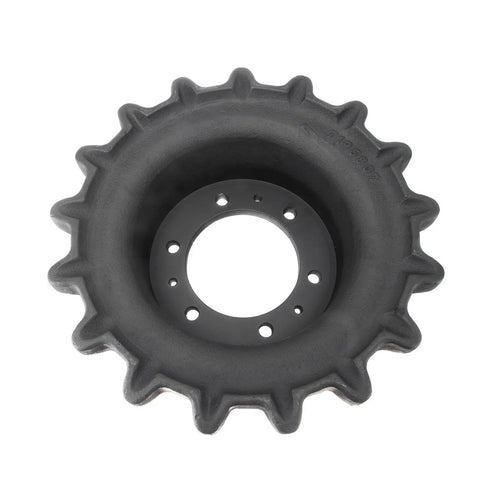 Bulletproof Track Drive Sprocket With Nine Holes And Seventeen Teeth Single Speed Undercarriage Replacement Fits Bobcat T200 T300 T630 T770 T870, 17 teeth.