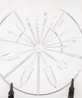 Clear plastic sprue from Mustang Mk.IV ProfiPack 1:48 Scale Model Kit for WWII fighter fans showing detailed parts layout