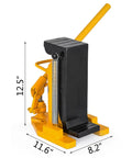 Heavy Duty Air Hydraulic Toe Lift Jack Built For Zero Hassle Lifting And Smooth Garage Operation Perfect For Auto Repairs. 12.5 inch height.