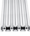 Premium Aluminum Extrusion 300mm T Slot Linear Rail European Standard Anodized Silver For 3D Printers CNC DIY Projects