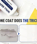 Drywall Patch Repair Kit With Scraper And Sandpaper, 2026 Upgrade For Quick Drying Wall Patch demonstrating fill on cracked wall.