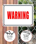 Aluminum Warning Sign 8x12 Inch Caution Plate For Office Use No Nonsense High Definition Waterproof Ink Dual Purpose Retro Wall Decor Recycle Paper And Cardboard Symbol Durable Metal Notice 20x30 Cm on fence and wall