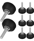 Heavy Duty Adjustable Leveling Feet Set Of 8 For Machinery And Tables Carbon Steel Furniture Levelers with quiet operation