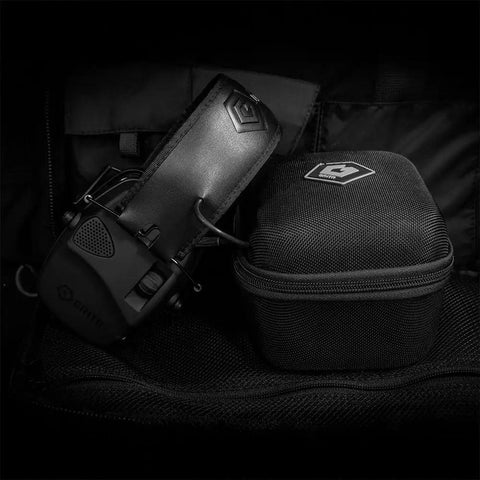Electronic Hearing Protection Earmuffs NRR 22 DB Rating 5X Sound Amplification Shooting Range Instant 2MS Activation Headphones Straight Up Game Changer Locking Into Ambient Vibes Keeping Range Sessions Dope Safe