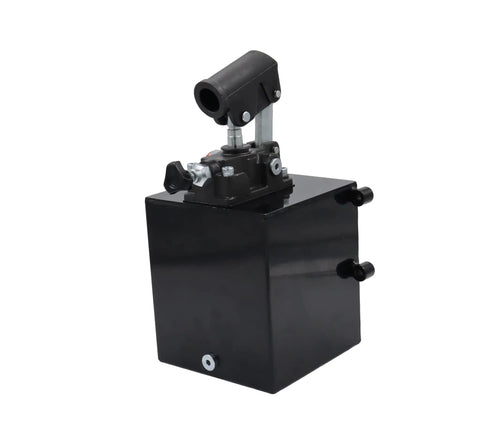 Grease Monkey Approved Heavy Duty Single Acting Hydraulic Hand Pump With Quick Release Knob Tough Cast Iron Frame And Chrome Rod Rated For 1300 PSI Pressures Includes 22 Inch Handle Wall Mount