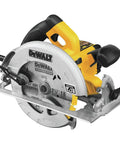 Lightweight 7-1/4 Inch Corded Circular Saw Featuring A Badass 15 Amp Motor With Snappy Electric Brake, ideal for framing.