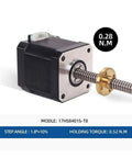 Top Shelf Nema 17 Stepper Motor Matched With 310Mm Lead Screw with 0.28Nm holding torque designed for CNC machining.