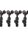 Sprayer Nozzle 0.7 Inch Thread Plastic Nozzle For Water Saving Irrigation And Spraying, Dual Drip Proof Design with four nozzles