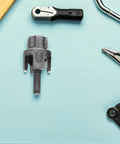 Kick Plumbing Hassles To The Curb With This Badass ABOOFAN 3 Pc Pipe Threader Tool Kit. Heavy-duty steel cutter with ridged design.