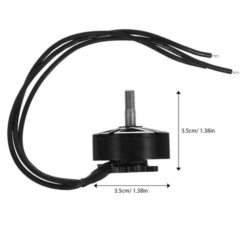 Beefy 1300Kv Alloy Brushless Drone Motor For 7 Inch Racing Drones With Easy Install 45 Amp Max Current And 55 Milliohm Resistance