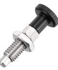 Shop Tested M6x1 Spring Return Index Plunger With Retractable Ball Nose Tip Crafted From Premium 304 Stainless Steel For Heavy Duty Industrial Projects, close-up view.
