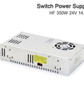 Beast 350W Switch Power Supply 24V 14.6A Single Output For Laser Machine And Solar Charge Rugged Easy Install Ideal For CNC Lasers And Off Grid Solar Projects, white metal case