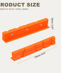 6 Inch Rubber Magnetic Vise Jaw Pads V Shape Anti Scratch Jaws For DIY Woodworking And Plumbing Clamping dimensions shown