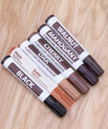Walnut Wood Repair Marker Upgrade Kit For Fast Furniture Scratch Fix Pen With Wax Sticks And Sealant Easy DIY Restorer