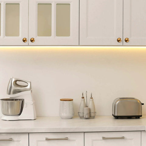 Kitchen with white cabinets featuring 24 Pack 1 Inch Round Solid Vintage Antique Brass Cabinet Knobs Pulls For Cabinets And Drawers With Screws Included Ball Knobs Cabinetry Hardware For DIY Home Makeovers On Cabinets, Dressers, And Furniture.