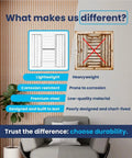 Comparison between No Fuss Easy Fit 14x14 Aluminum 4 Way Vent Cover and a rusted vent