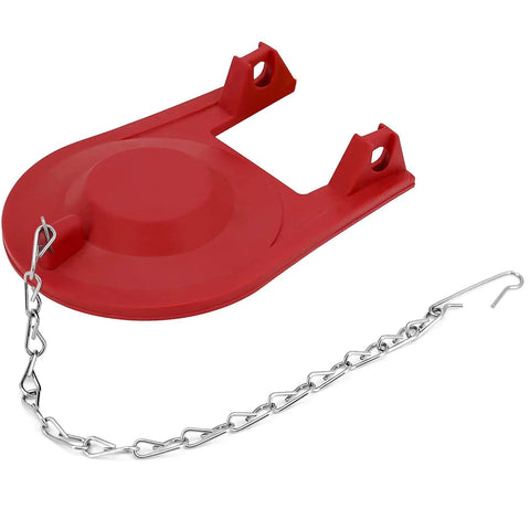 High Performance Universal Toilet Flapper For 2 Inch Flush Valves With Stainless Chain Durable Rubber Seal Fits Most 2 Inch Toilets Long Lasting No Tools Needed Easy Install Red 2 Pack Designed For High Efficiency