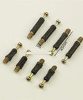 Premium Heavy Duty Kickass 3 In 1 Furniture Connectors with various sizes of 40mm cam rod bars and rivet nuts.
