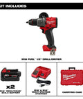 Compact Brushless Cordless Drill Driver Kit Powered By Heavy Duty Battery Pack With Ultra Slim Six Point Nine Inch Housing, includes charger and carrying case.