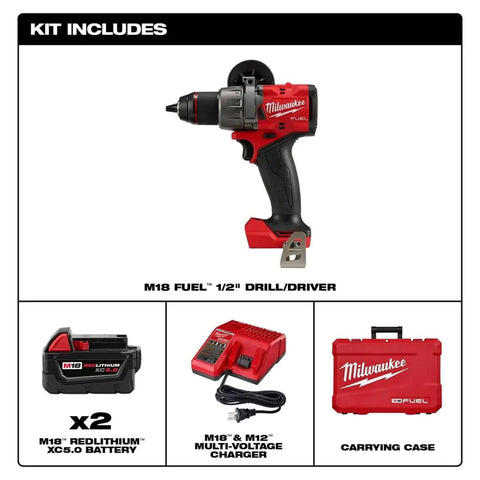 Compact Brushless Cordless Drill Driver Kit Powered By Heavy Duty Battery Pack With Ultra Slim Six Point Nine Inch Housing, includes charger and carrying case.