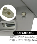 Two Pack Inner Sun Visor Clips Replacement Retainer For Most Cars, Upgraded Sun Visor Holder Hook in Jeep Liberty interior