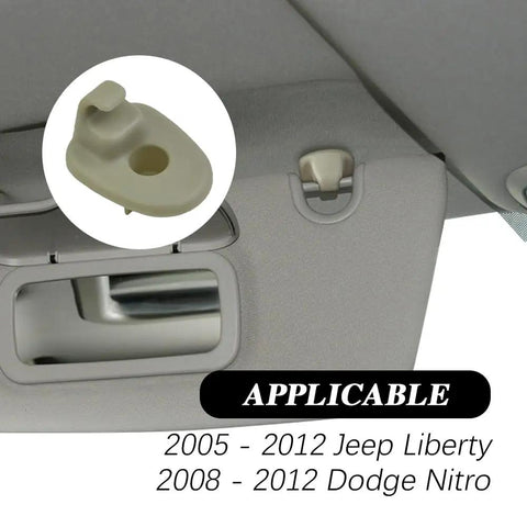 Two Pack Inner Sun Visor Clips Replacement Retainer For Most Cars, Upgraded Sun Visor Holder Hook in Jeep Liberty interior