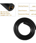 Get This Upgraded 5/16 Inch Black Silicone Vacuum Hose Kit With Tube Cutter For Engine And Car Use Plus Air Water Lines At 9 Meters Long And Durable Build To Stop Collapsing And Kinking, coiled 2m hose