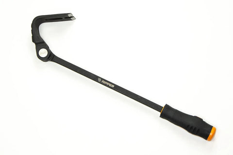Heavy Duty Indexing Crowbar And Nail Puller Tool, Multi Angle Pry Bar For Trim, Flooring And Demolition, side view on white surface