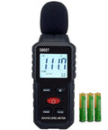 Portable Sound Level Meter For Classrooms Home And Street Use 30 To 130 dBA Range With Quick Decibel Reader And Audio Test Tool For Your Go To No Nonsense Noise Measurement In Schools Offices Factories And Living Spaces, handheld with batteries