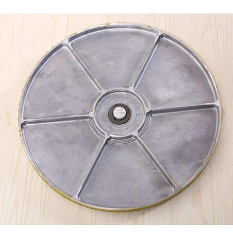 Rotating Lazy Susan Turntable For Kitchen And Dining Table showing aluminum base with 360 degree spin, 24 to 47 inch diameter