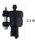 Black canister purge valve solenoid, 3.3 inches, for 3.6L and 3.0L engines, compatible with Buick, Cadillac, Chevy, GMC models.