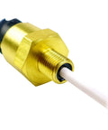 Close-up of 320402 Level Monitoring Sensor Direct Replacement for Bedia Heavy Duty CLS40 CLS45 with rugged brass casing and white probe.