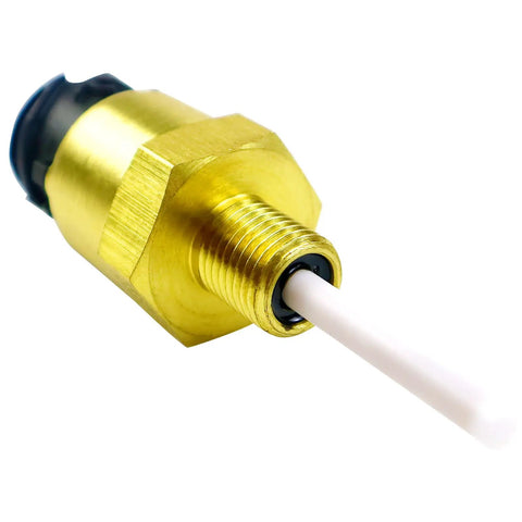 Close-up of 320402 Level Monitoring Sensor Direct Replacement for Bedia Heavy Duty CLS40 CLS45 with rugged brass casing and white probe.