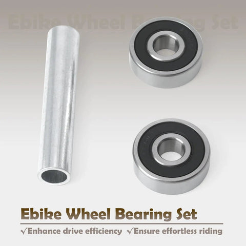 6301RS Ebike Wheel Bearing Kit For Tuttio Soleil01 Series, precision circular bearings and tube, for smooth rotation.
