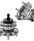 Pair Rear Wheel Bearing And Hub Assembly For Hyundai Elantra 2017-2020 1.4L 2.0L And 2018-2023 Kona FWD 5-Lug With ABS