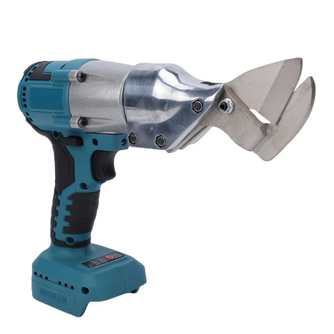 Bewinner Cordless Metal Shears With 360 Rotating Head, battery-powered scissor tool with stainless steel blades for cutting.