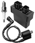 All In One Ignition Coil, Spark Plug, And CDI Box Kit For Raptor 50 YFM50R YFM50 2004-2008 Replacement close-up view